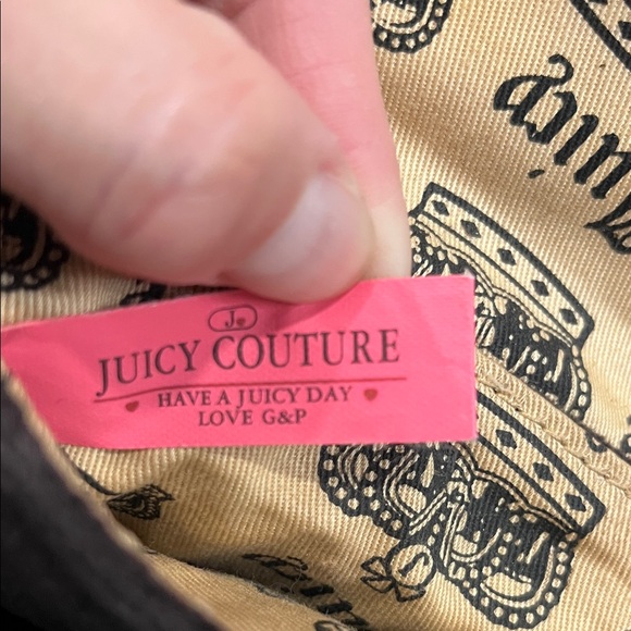 Juicy Couture Black Velour Pouch - Picture 4 of 8